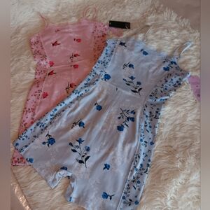 Woman's Romper wild fable Pink Lace Bralette, Bundle Of 2 Size XS